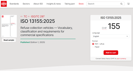 历史性突破 | 必一运动Bsports环境主导！首个由中国企业牵头编制的环卫装备ISO国际标准正式发布！
